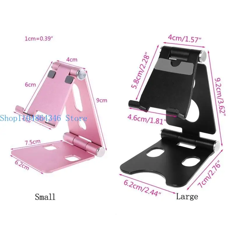 5asd Aluminium Alloy Dual Foldable Desktop Rotary Tablet Stand Holder