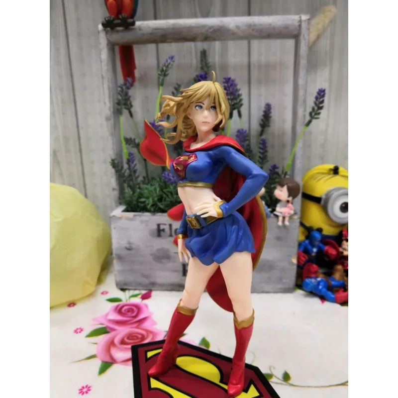 

Hot toys Marvel Justice League Anime Superwoman beautiful girl scene Super Girl Returns Immovable statue Collectible toy Model