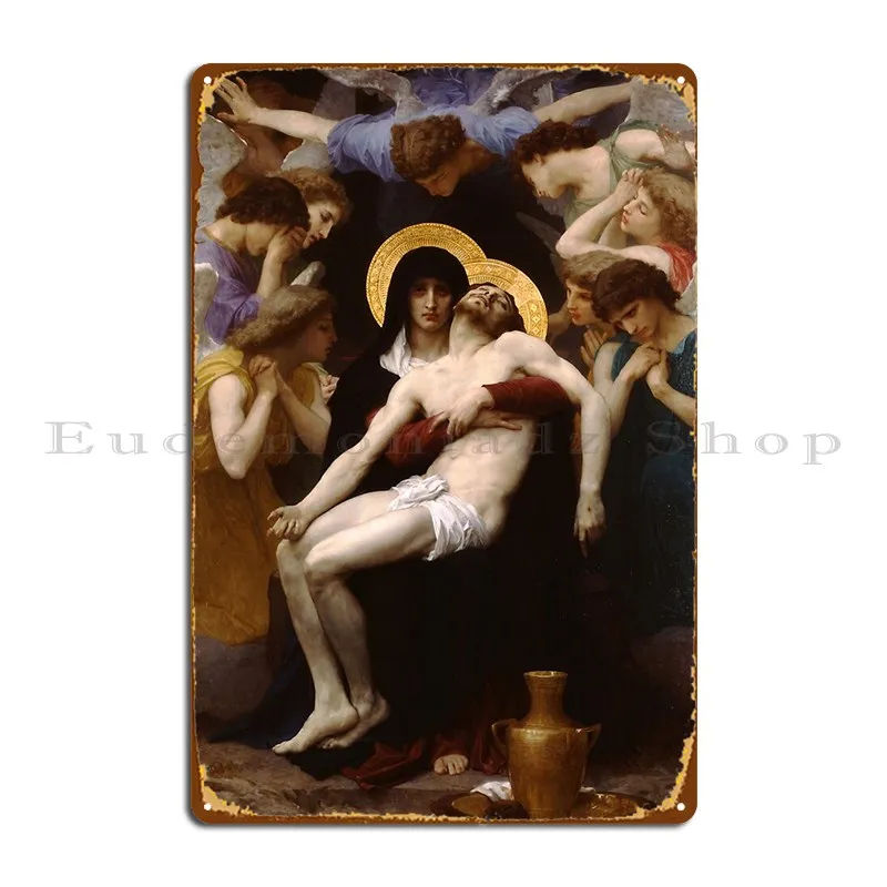 Pieta Chiffon Metal Sign, Cinema Decoração Design, personalizado Tin Poster, Criar, 24201316.E40HW