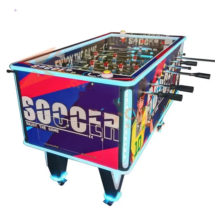

Настольный футбол для 2 игроков 2025 года, стандартный, недорогой, с монетоприемником, для вечеринок или интерактивных игр, в продаже