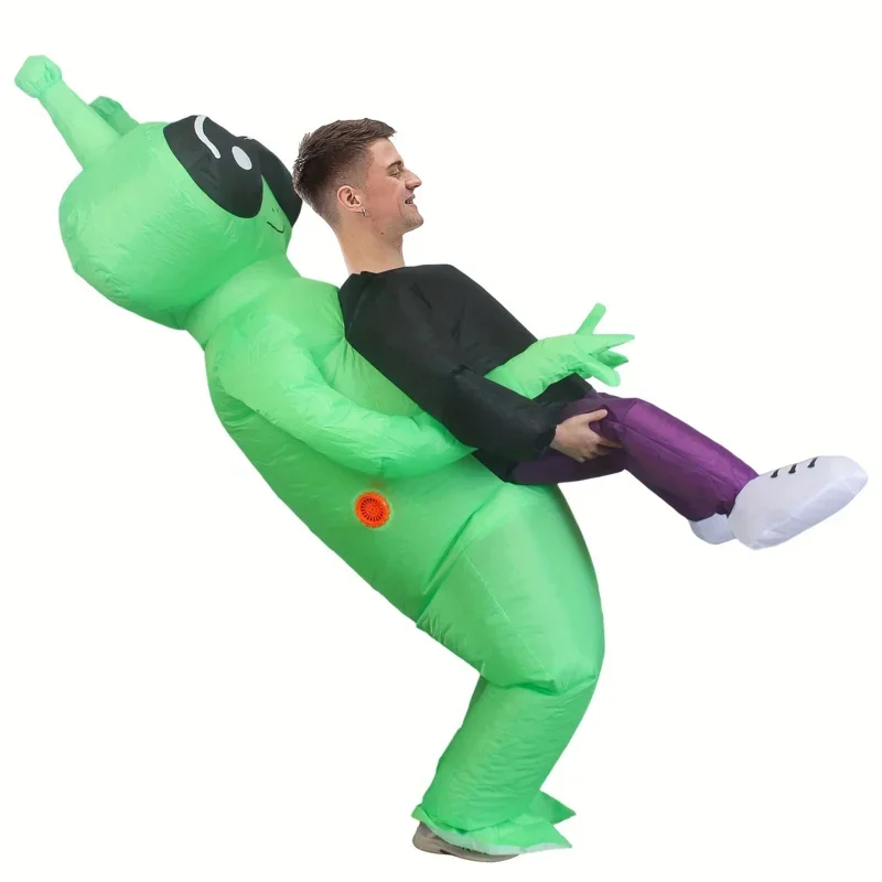 귀여운 재미있는 외계인 ET 디자인 풍선 세트, 할로윈 크리스마스 놀이 풍선 코스튬 소품, 무대 공연 액세서리