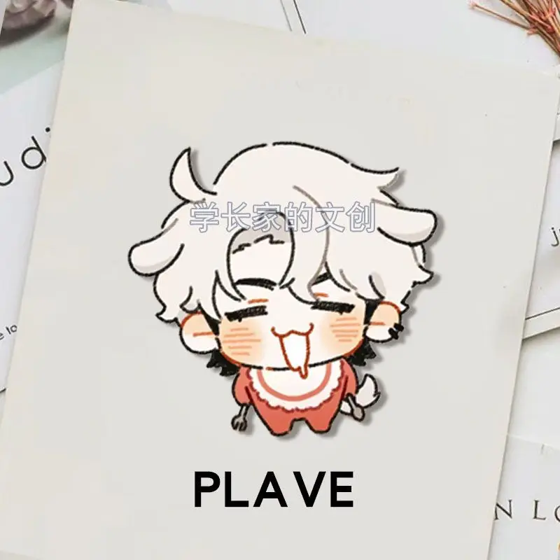 Korean Virtual Idol PLAVE Acrylic Brooch NOAH YEJUN BAMBY EUNHO HAMIN Badge Collection Accessories Cute Pins Bag Ornament Gift
