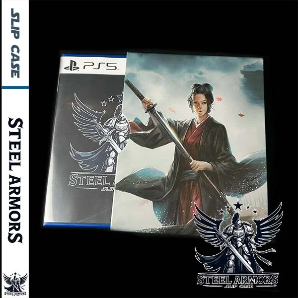 Sekiro Shadows Die Twice Steel Slip Case SteelArmors (Customization,Steel case,Game CD not included)