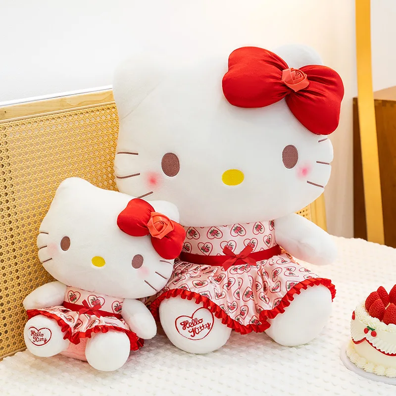40-50-60cm-big-size-sanrio-rose-hello-kitty-plushies-cartoon-anime-peluche-kawaii-comfortable-soft-doll-children's-toy-gifts