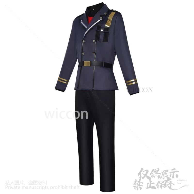 أنيمي 86 ثمانية وثمانون تأثيري Shinei Nouzen زي وسيم الشرير فرسان الجندي DK موحدة معطف حزام التعادل الباروكات مجموعة مخصصة