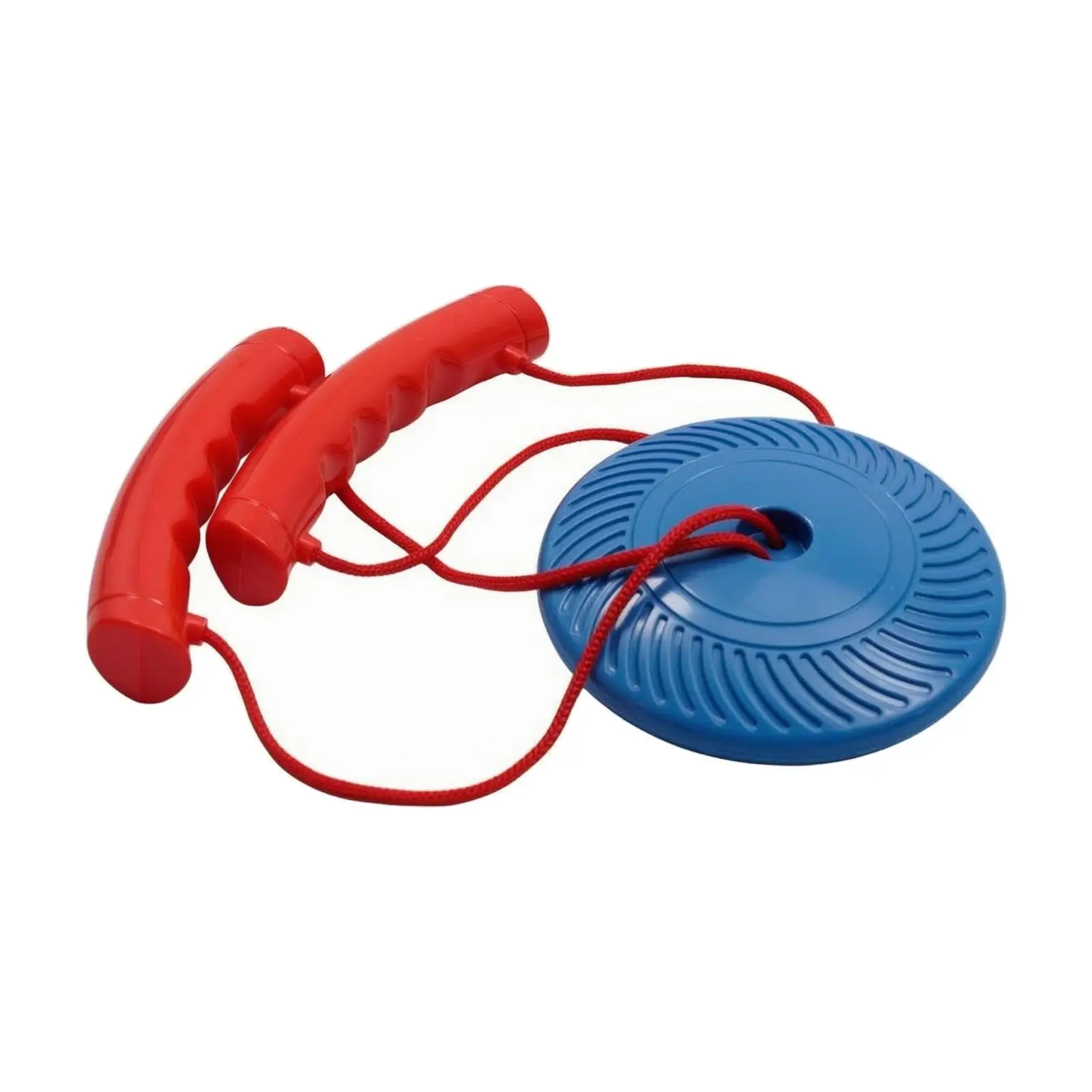 Arm Stretch Pull Ball Toy for Child Upper Body Exercise Kit with Curved Handles and Rope Cord