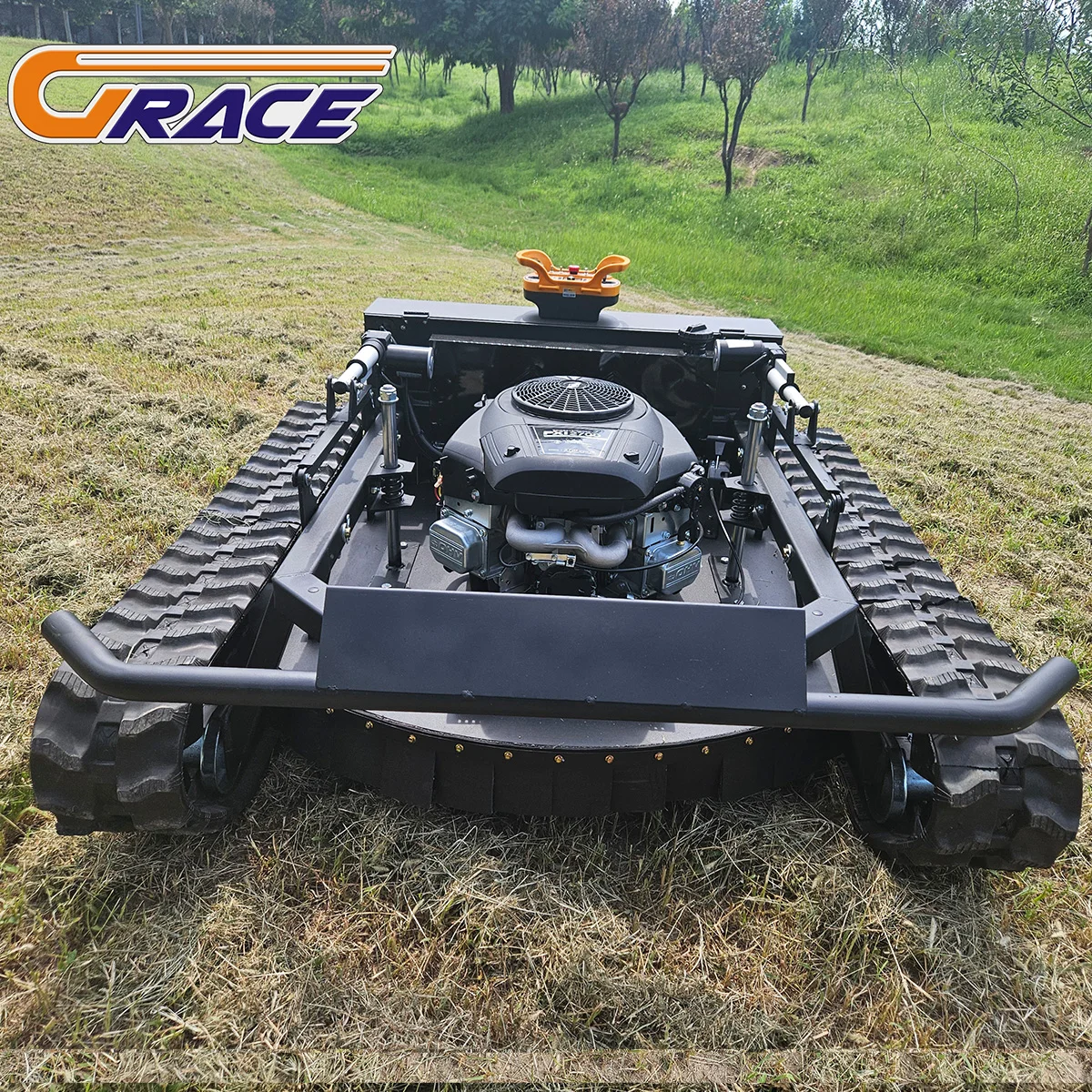 Заводская поставка 2025 года, новейшая газонокосилка с дистанционным управлением и насадкой для снегоочистителя, многофункциональная для всесезонного ухода за садом