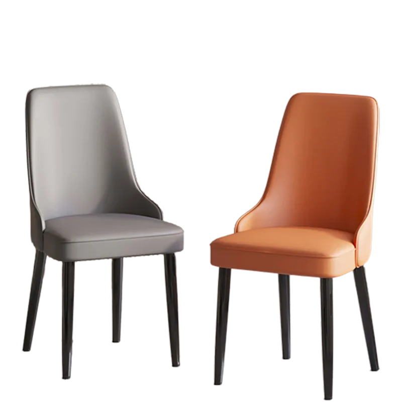 Luxury European Dining Chairs Metal Modern Kitchen Nordic Dining Chairs  Beautiful Comfortable Muebles Para El Hogar Furniture