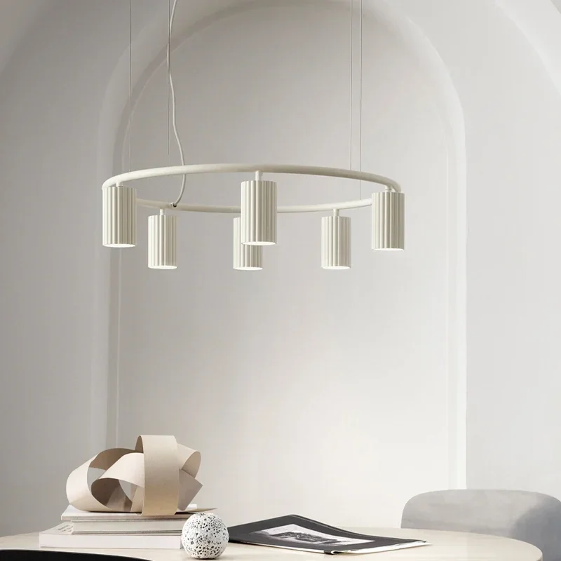 

2025 Modern Dinning Room Chandelier Hanging Lights Living Room Bedroom Kitchen Decoration GU10 Orange White Blue Led Lights Fixt