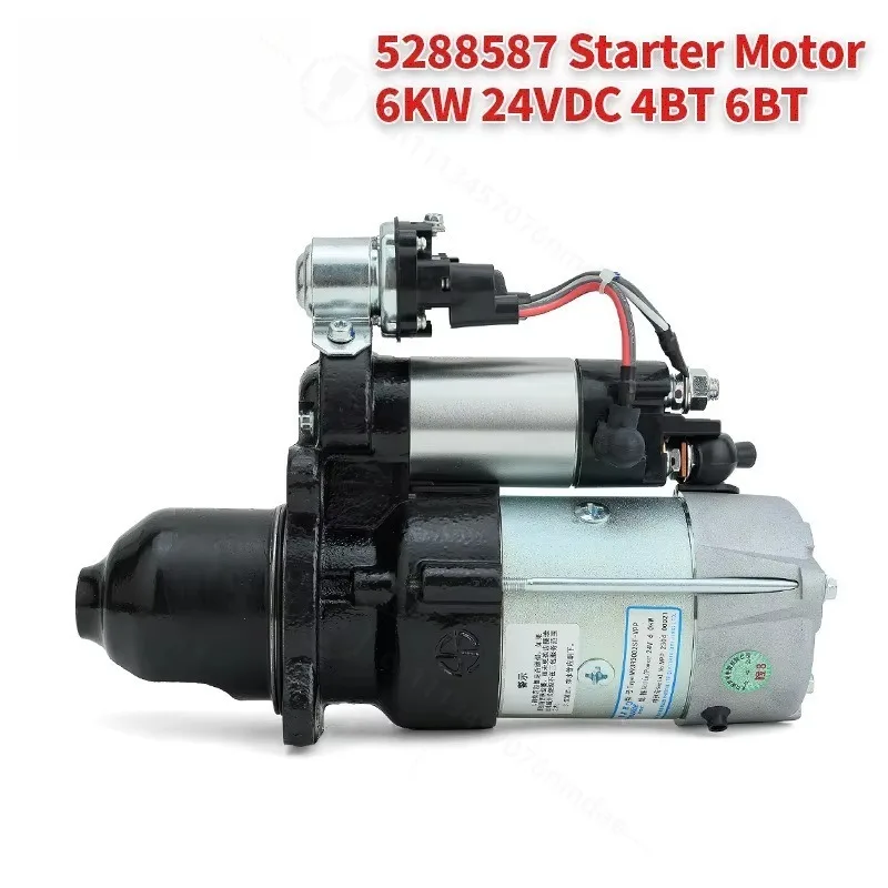 5288587 Starter Motor Replacement Spare Parts Fit 4BT 6CT Engine Generator Industrial Electrical Accessories
