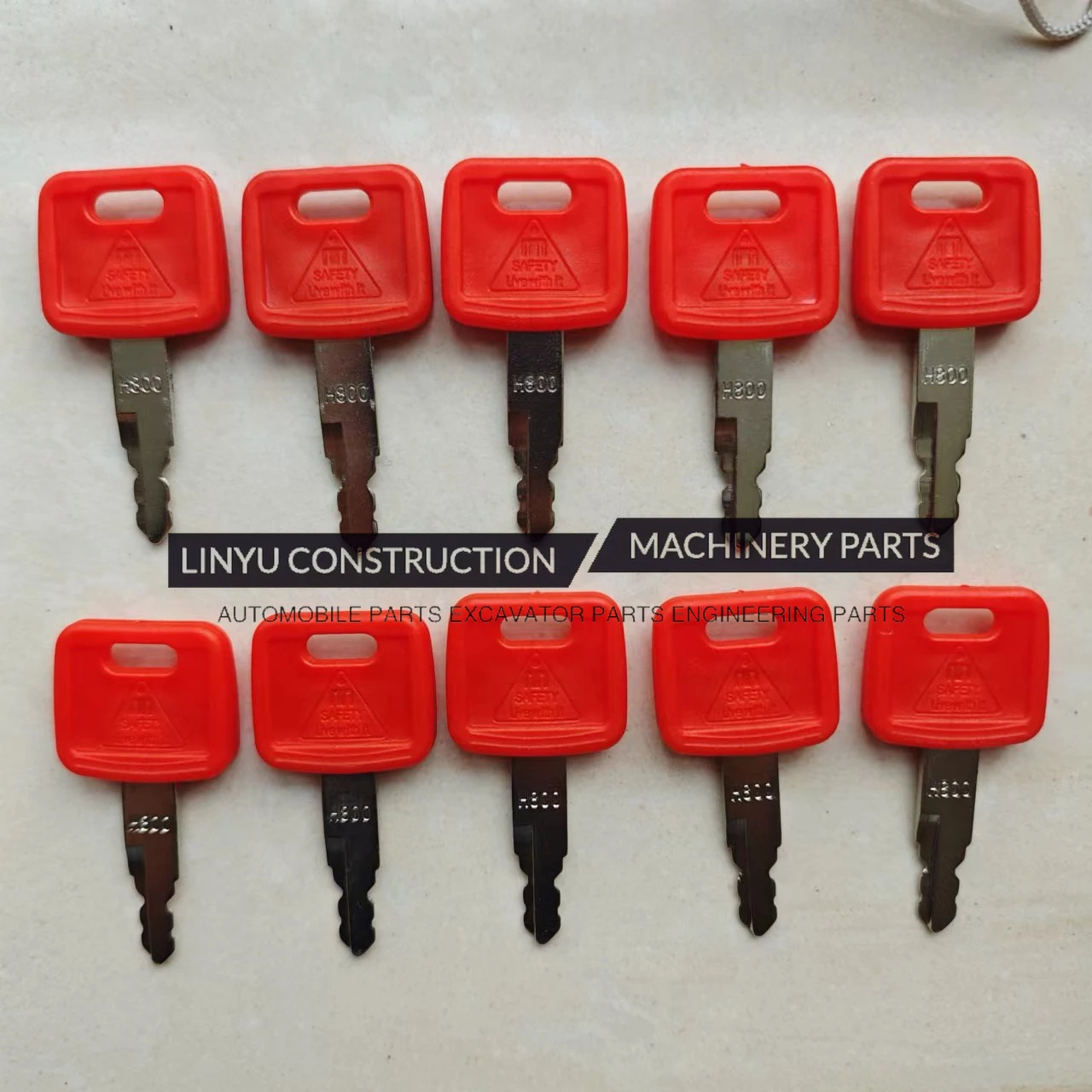 

20pcs H800 AT194969 AT147803 4286465 Excavator Ignition Keys For Case Dozer New Holland