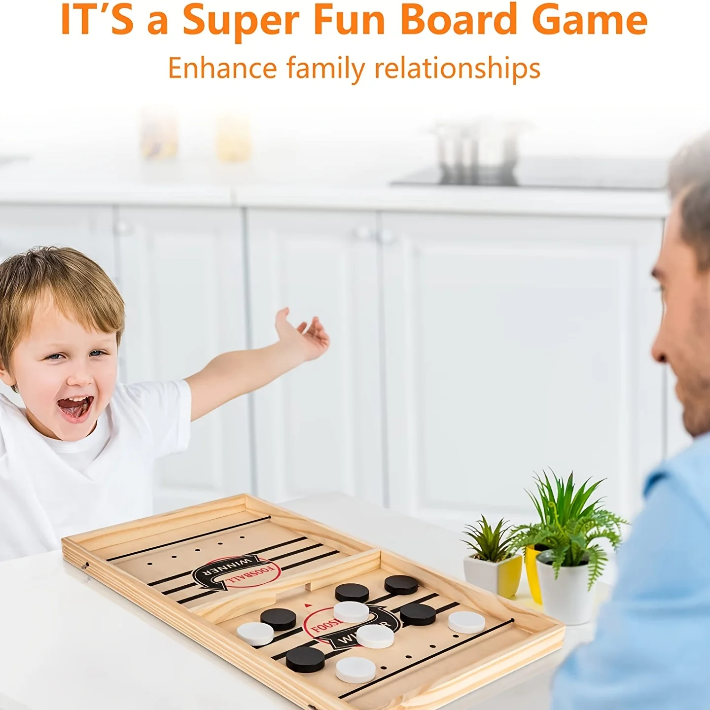 Slingshot Board Games For Adult, Super Winner Sling Puck Foosball Board Game Slingshot Table Hockey Party Game Bouncing Chess