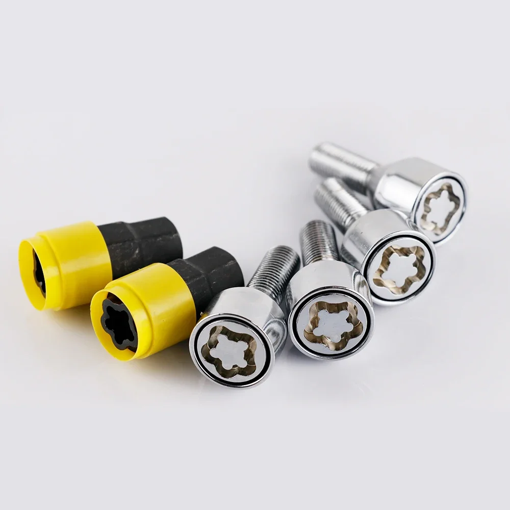 High Quality Anti-theft Taper Seats Security Steel Wheel Lock Locking Bolts Lug Bolt Stud M12X1.5 M12X1.25