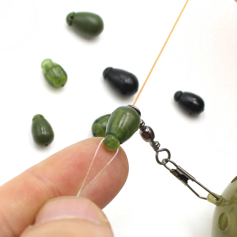 

20pcs Carp Fishing Tackle Quick Change Beads Chod Hiar Helicopter Ronnie Rigs Pop Up Boilies Lin Carp Fishing Feeder Accessories