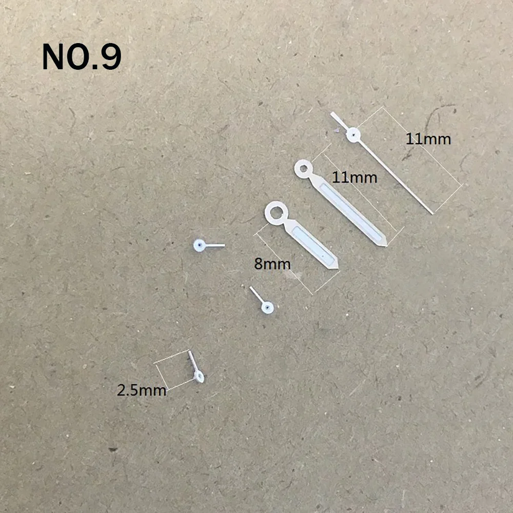 Watch Accessories Pointer Suitable for VD57 Quartz Movement Multifunctional Watch Hands Hour Minute Second 6-pin NO.8-14