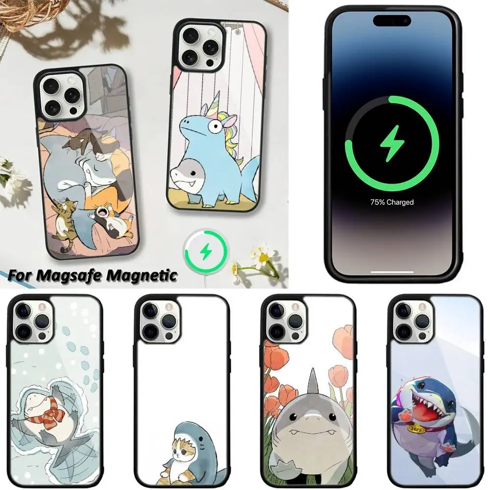 

Jeff The Land Shark Phone Case For iPhone 16,15,14,13,12,11,Plus,Pro,Max,Mini Magsafe Magnetic Wireless Charging