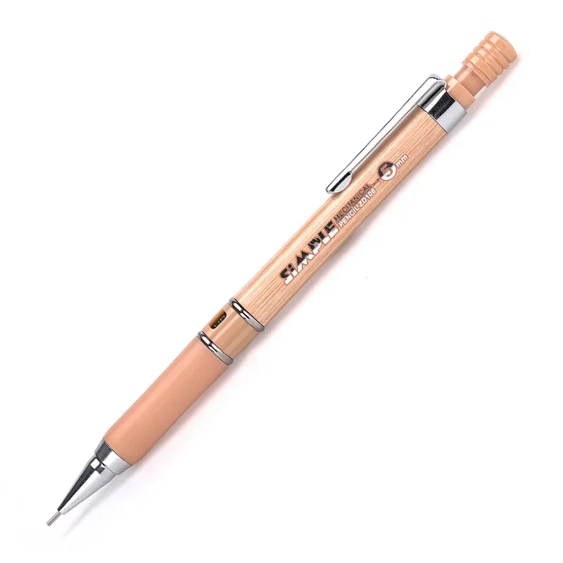 1-Piece Retro Mechanical Pencil 0.5mm HB 2B Propelling/Automatic Pencil for Children Student Writing Sketching School Supplies