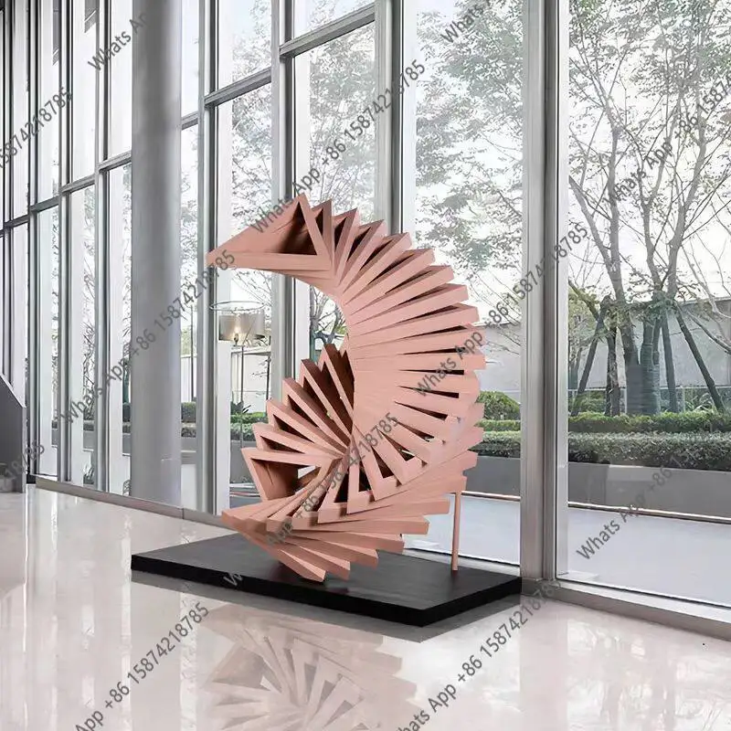 Df Modern Light Luxury High-end Porch Sculpture Ornament Staircase Living Room Floor Decoration TV Cabinet