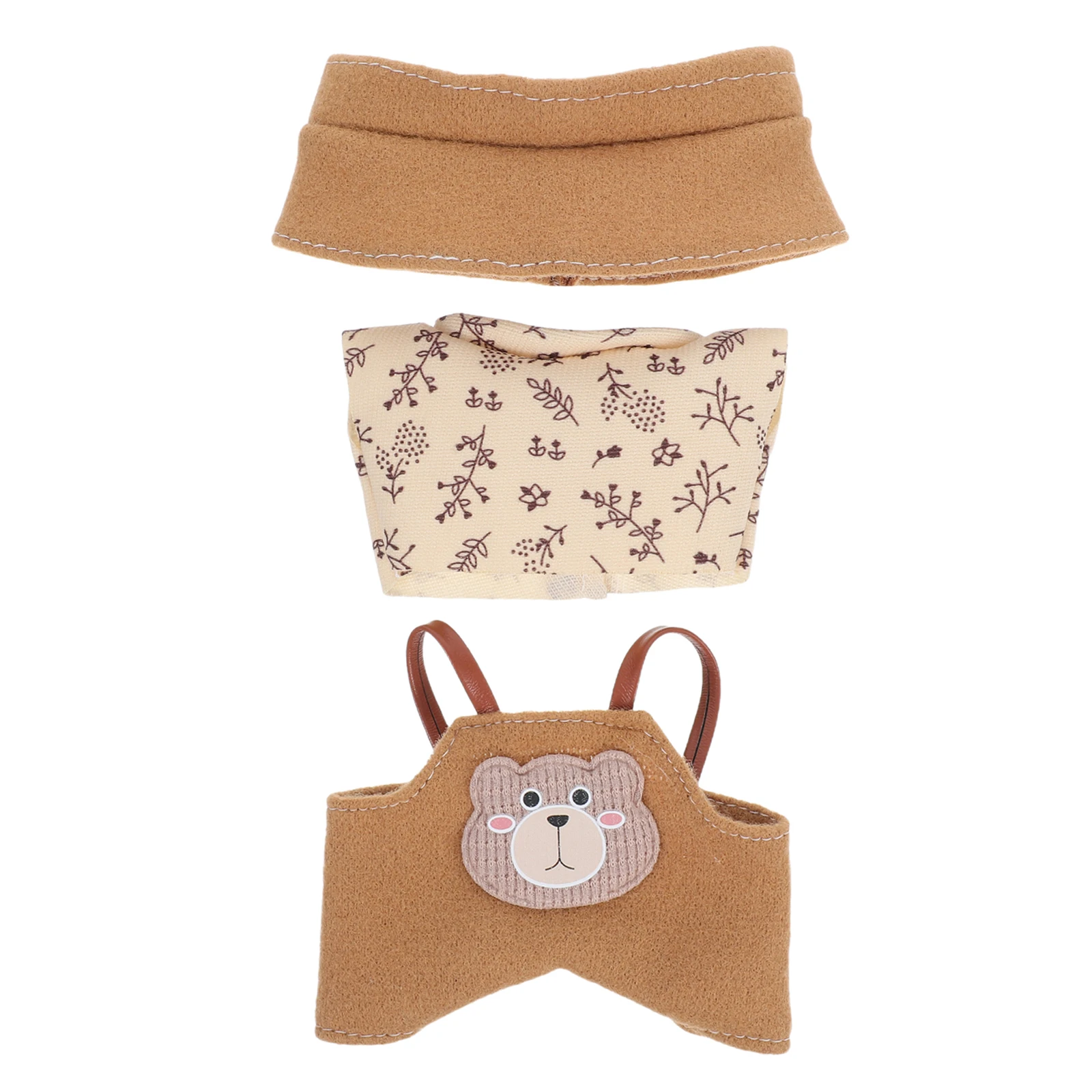 

17Cm Clothing Outfit Accessories Stuffed Animal Clothes Soft Fabric Kawaii Costume Replacement For Girls Baby Playtime