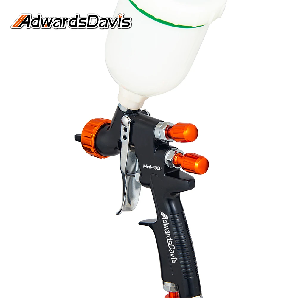 1.2mm HVLP Mini 5000 Spray Gun Auto Furniture Repair Spray Tool And Industry Spray Paint Cup Capacity 250ml Nozzle 0.8mm 1.0mm