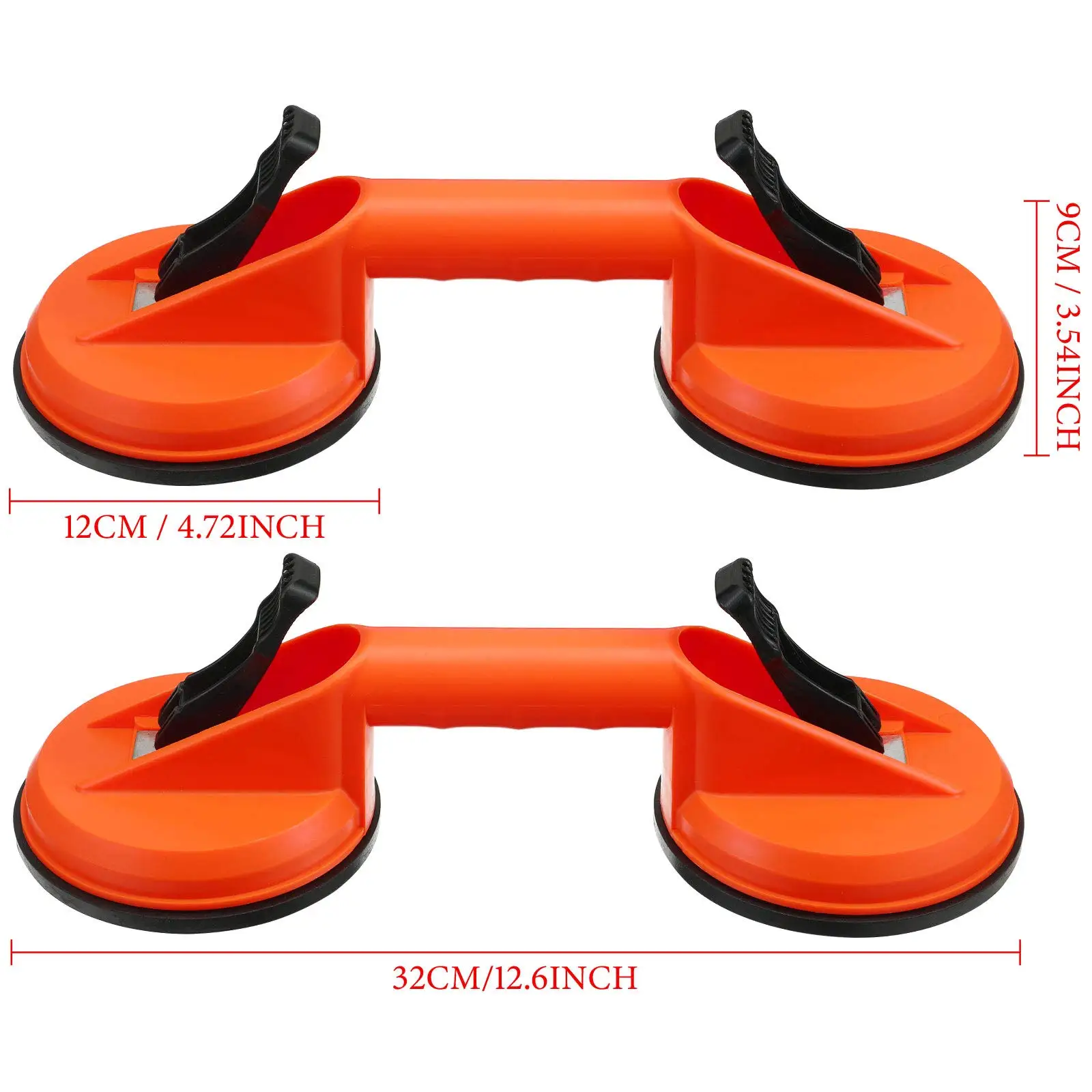Imagem -02 - Dupla Ventosa Elevador de Vidro Extrator Dent Removedores de Dent do Carro Ferramenta de Reparo Dent
