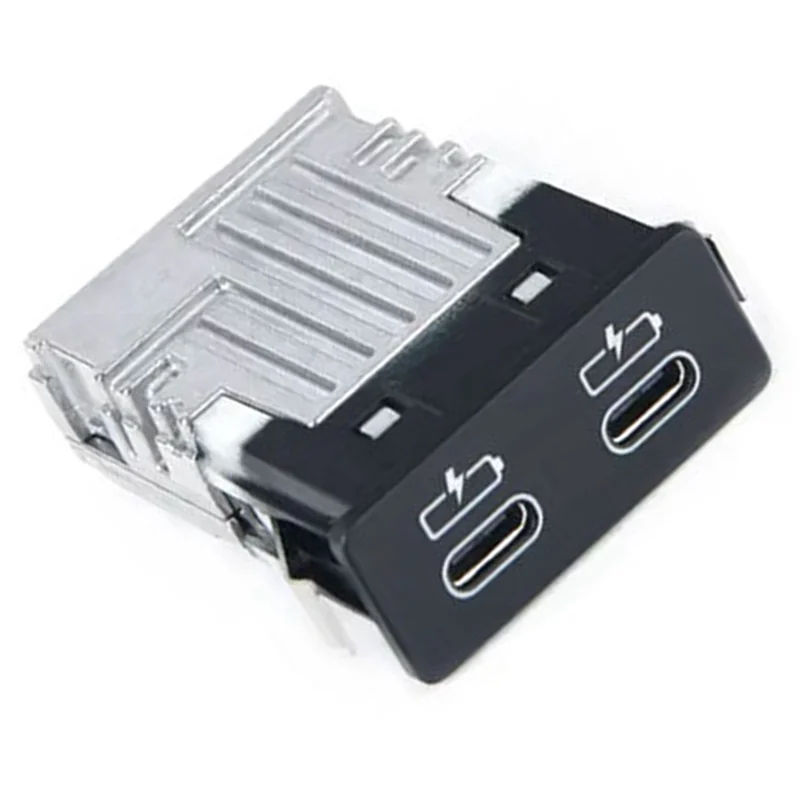 كفاءة لسيارات BMW I3 I4 3Er X5 G28 G20 G26 G18 2021-2023 مقبس USB Type-C منفذ شحن السيارة 84105A84160