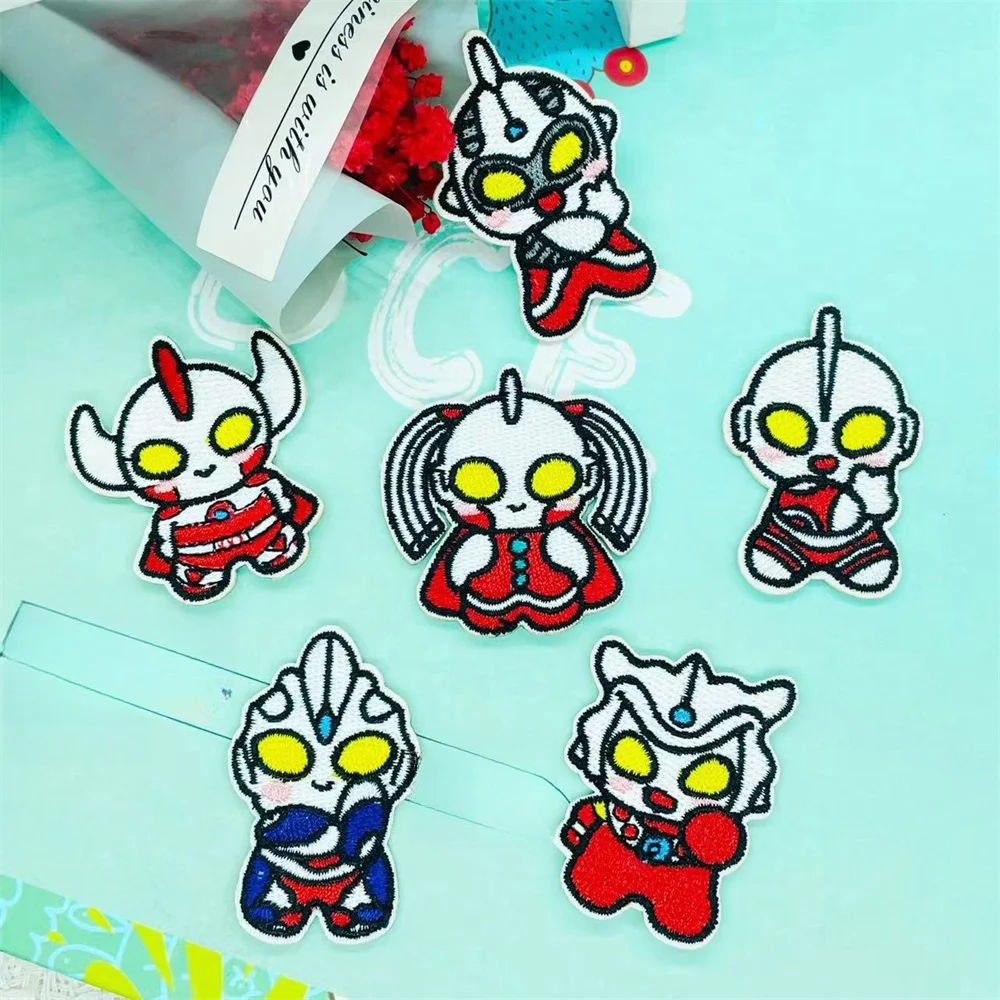 Cartoon Cute  Alien Iron on Patch for Clothing T-shirt Jeans bag Embroidery Patches on Clothes Applique