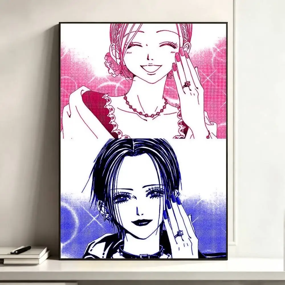 Anime Cool Nana O-Osaki Poster Waterproof Wall Art Sticker For Bar Living Room Vintage Decor Print