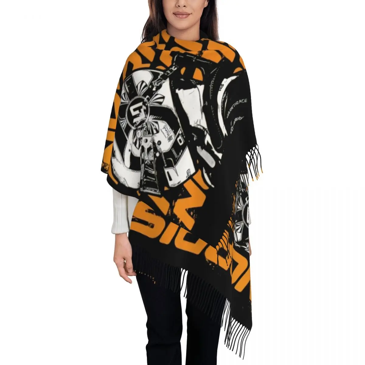 Customized Printed British Lando Norris Racing Driver Scarf Men Women Winter Fall Warm Scarves Shawls Wraps