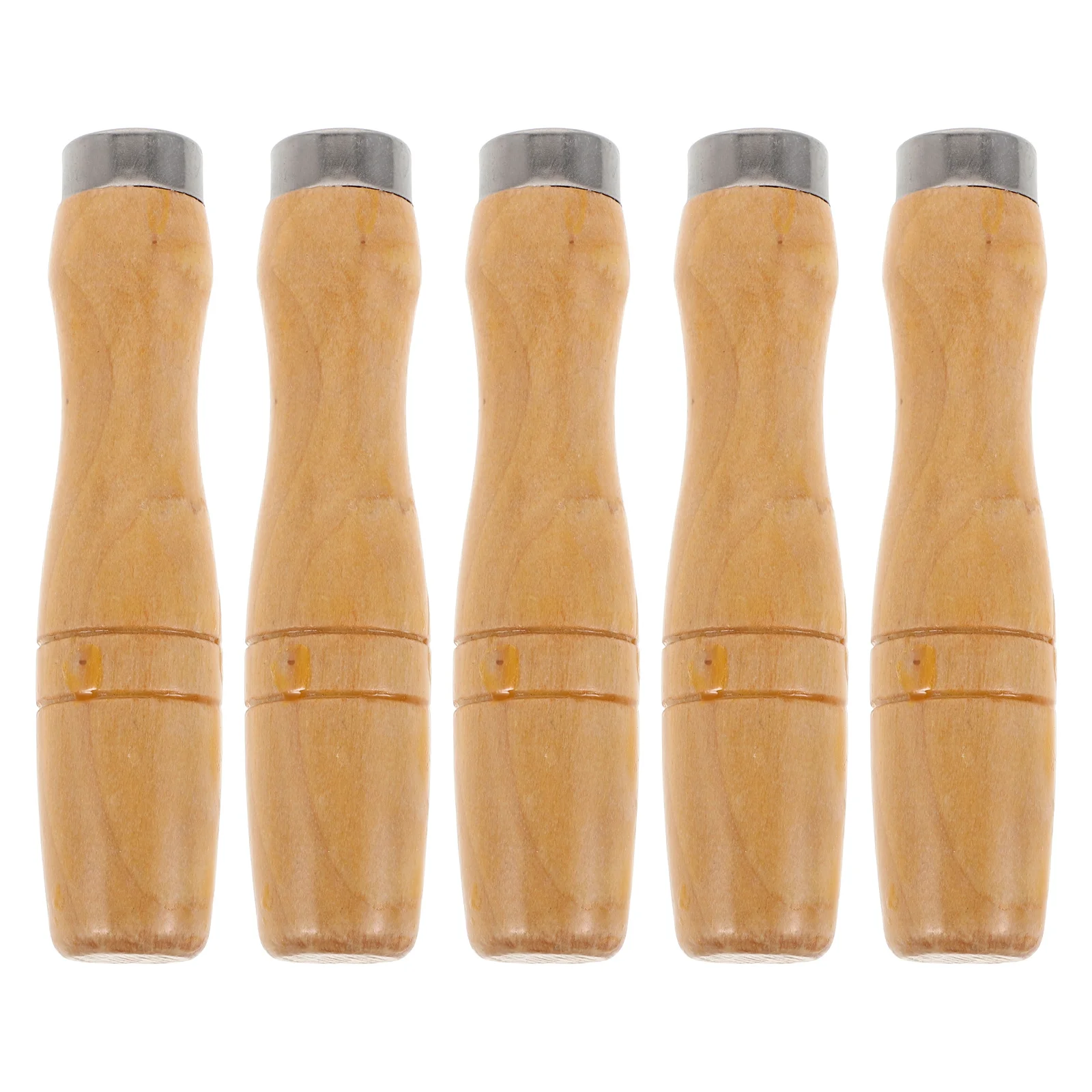 

5Pcs Wood File Handles Ergonomic Grip Impact Resistant for Rasp Suitable for File Cutting Tool 6.2mm Inner Hole