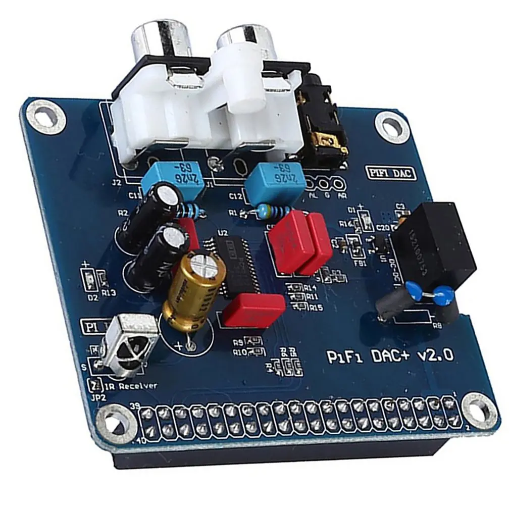Hot PIFI Digi DAC+HIFI DAC Audio Sound Card Module I2S interface for Raspberry pi 3 2 Model B B+Digital Pinboard V2.0 Board SC08