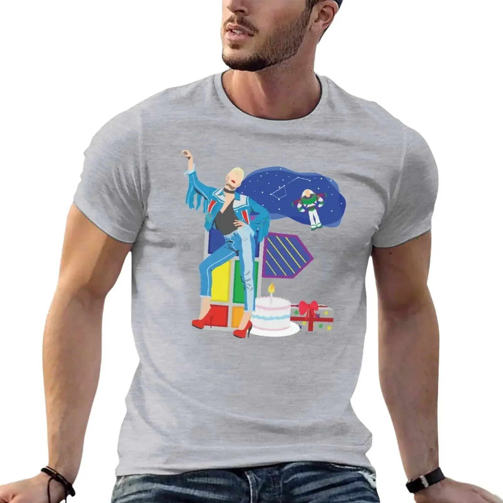 E is for Everybody's Talking About Jamie T-Shirt cute tops kawaii clothes mens plain t shirts