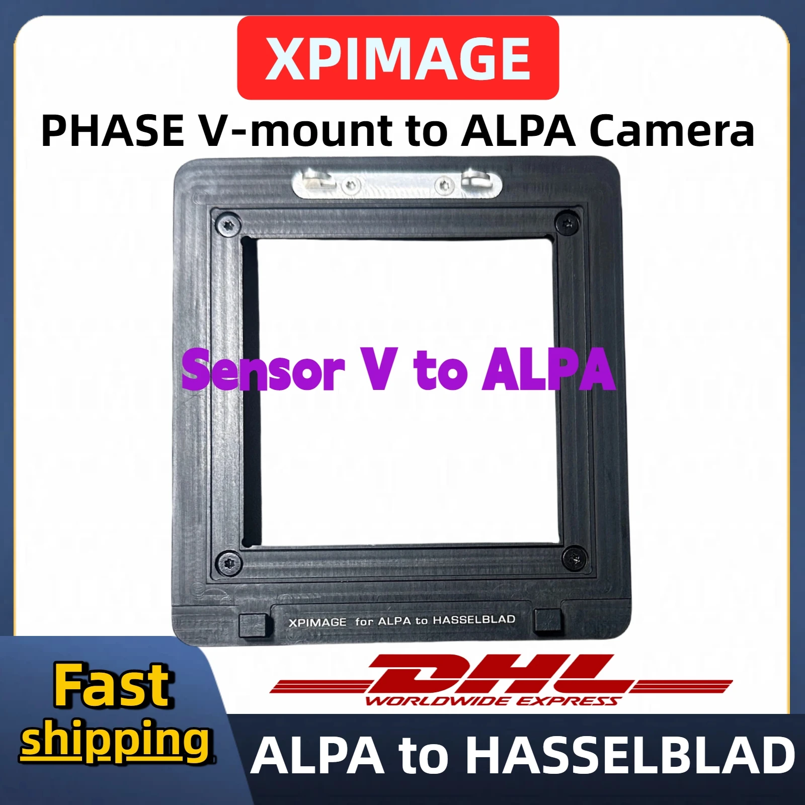 

Адаптер XPimage V-mount на ALPA для Hasselblad PHASE, V-mount на ALPA для камеры XPIMAGE, ALPA на HASSELBLAD