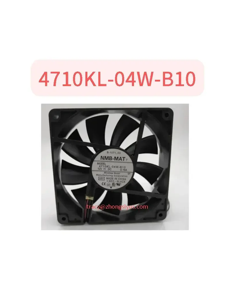 New 12CM 12V 0.16A 4710KL-04W-B10 cooling fan Functional testing is intact