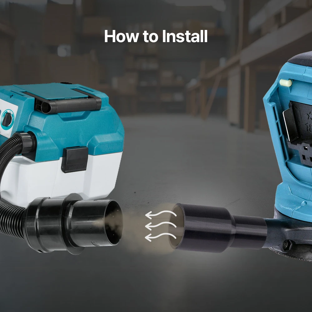 Für Makita DBO180 Schleifer zu DVC750L Staubsaugeradapter – Detail 2