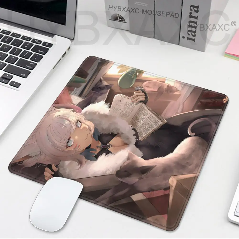 

Small Mouse Pads Cute Cat girl Desk Mats Yshtola Fantasy Sorceress Gaming Accessories Mouse Mat Gamer Surface for Computer Mouse