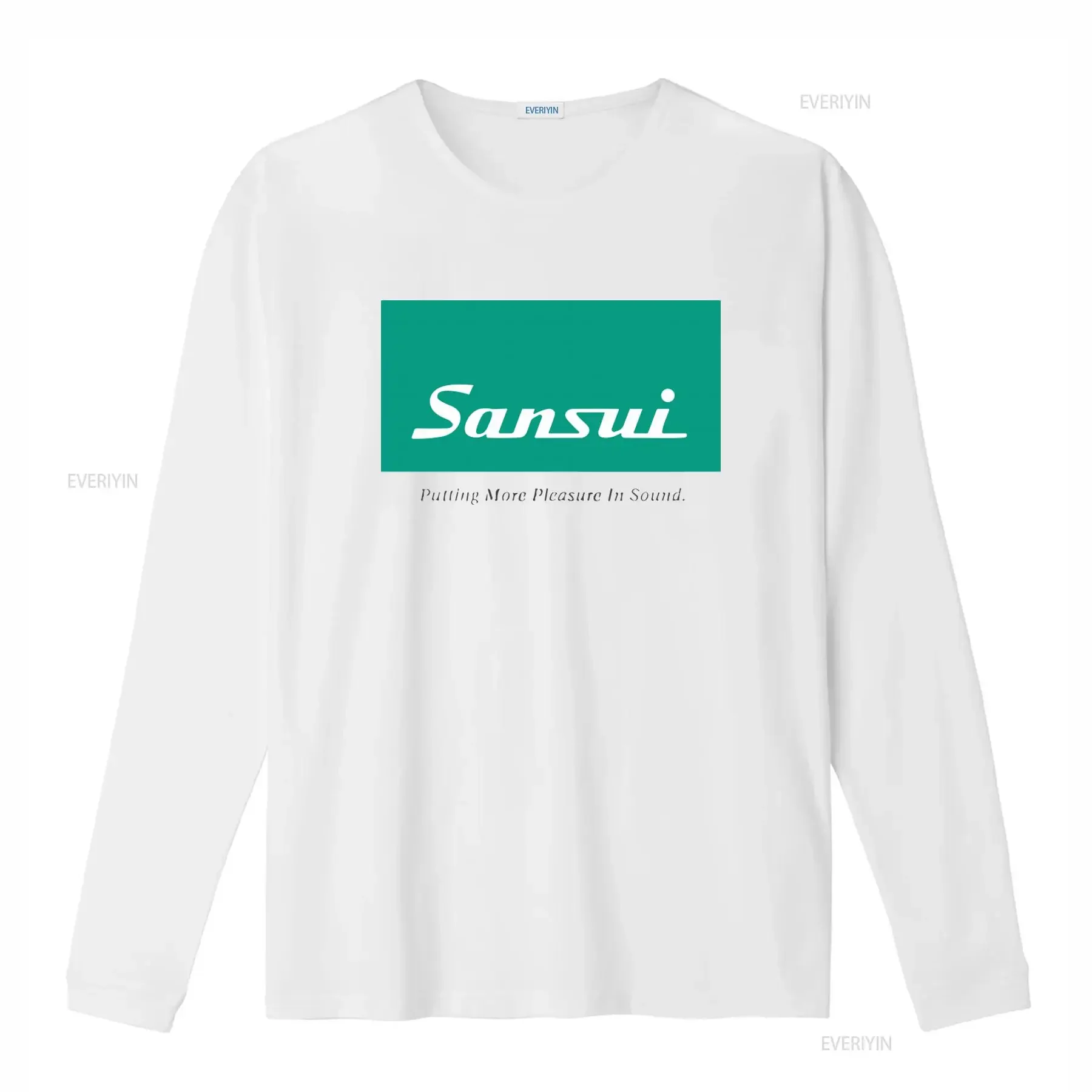 Sansui Retro Logo Audio Stereo Hi fi Receiver Japanese T shirt for Men and Women vintage Washed designer clothes homme Unisex