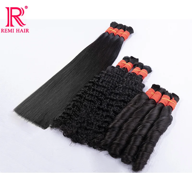 100% Real Indian Human Hair Extensions Natural Black Bulk Hair Indian Remy Body Wave Weave Unprocessed Human Hair Original