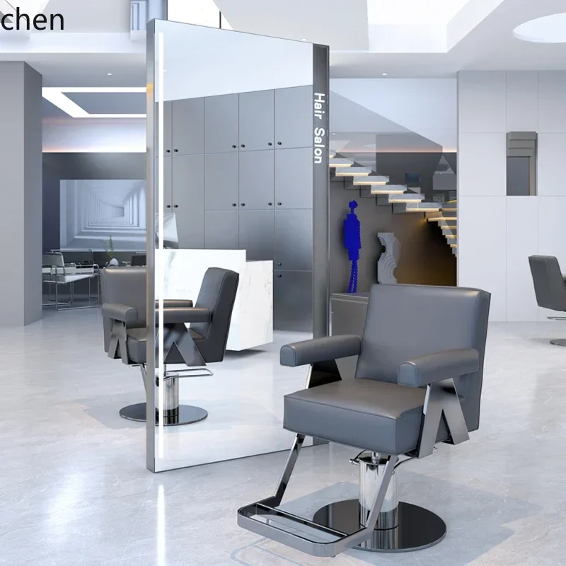 y8- hair salon mirror hair salon special haircut table hair cut mirror wall-mounted floor-to-ceiling barber shop mirror