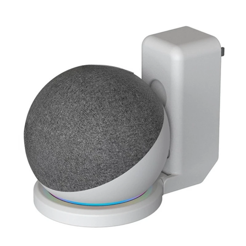 

4 Folding wall hanger Alexa smart speaker storage bracket Wall plug bracket