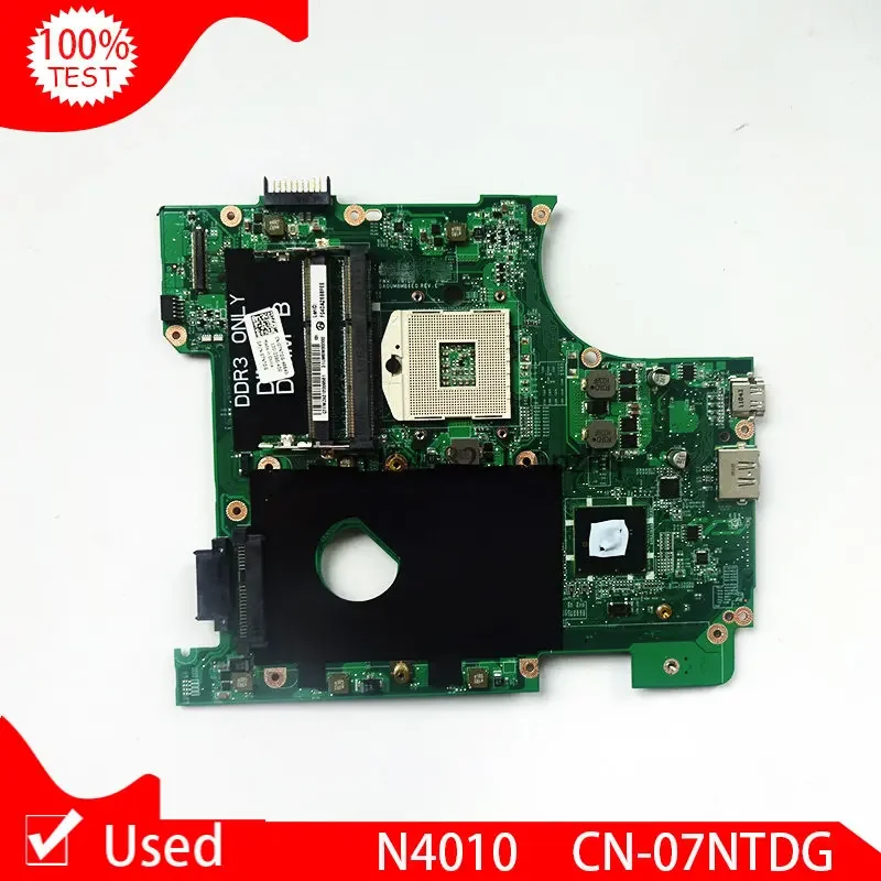 Gebruikt CN-07NTDG 07Ntdg Da0um8mb6e0 Voor Dell Inspiron 14r N4010 14 Inch Laptop Moederbord Hd Gma Hm57 Ddr3