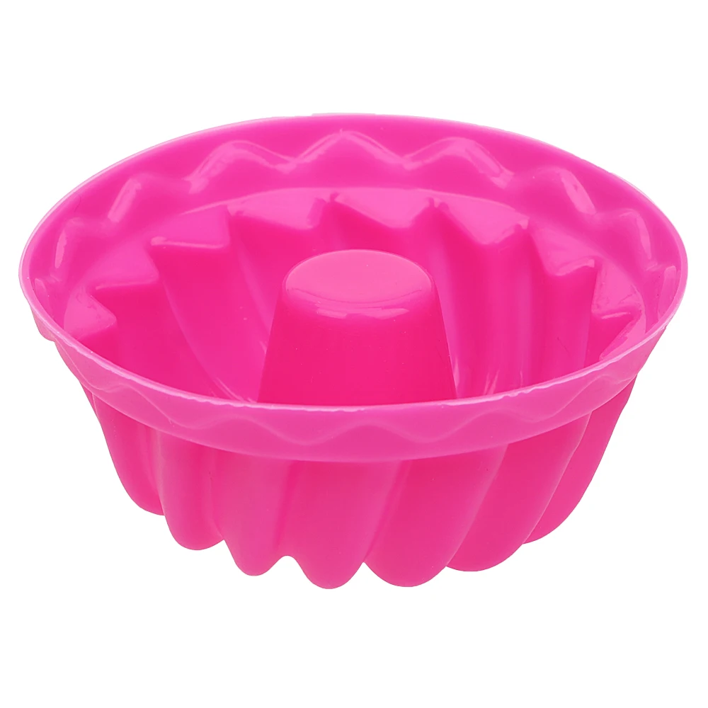 Baking Jelly Mould Thread Shape 12pcs/set Non-Stick Silicone Pudding Cupcake Muffin Donut Mold