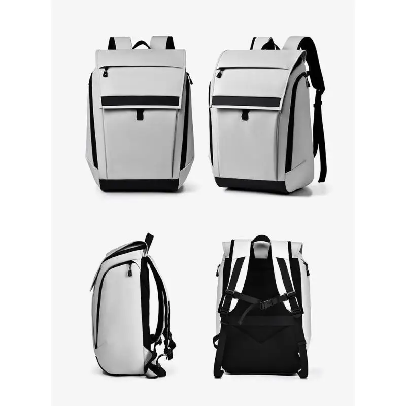 Commuting Simple Backpack Men's High-level Multi-function Computer Bag Large Capacity Travel Short-distance Business Backpack
