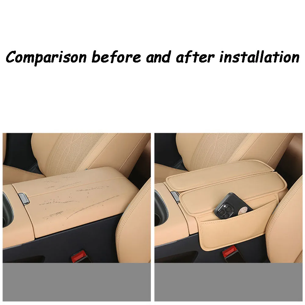 Voor DONGFENG Voyah Gratis 2e 2024 Lederen Interieur Middenarmsteun Auto Centrale Controle Armsteun Doos Oppervlak Cover Accessoires