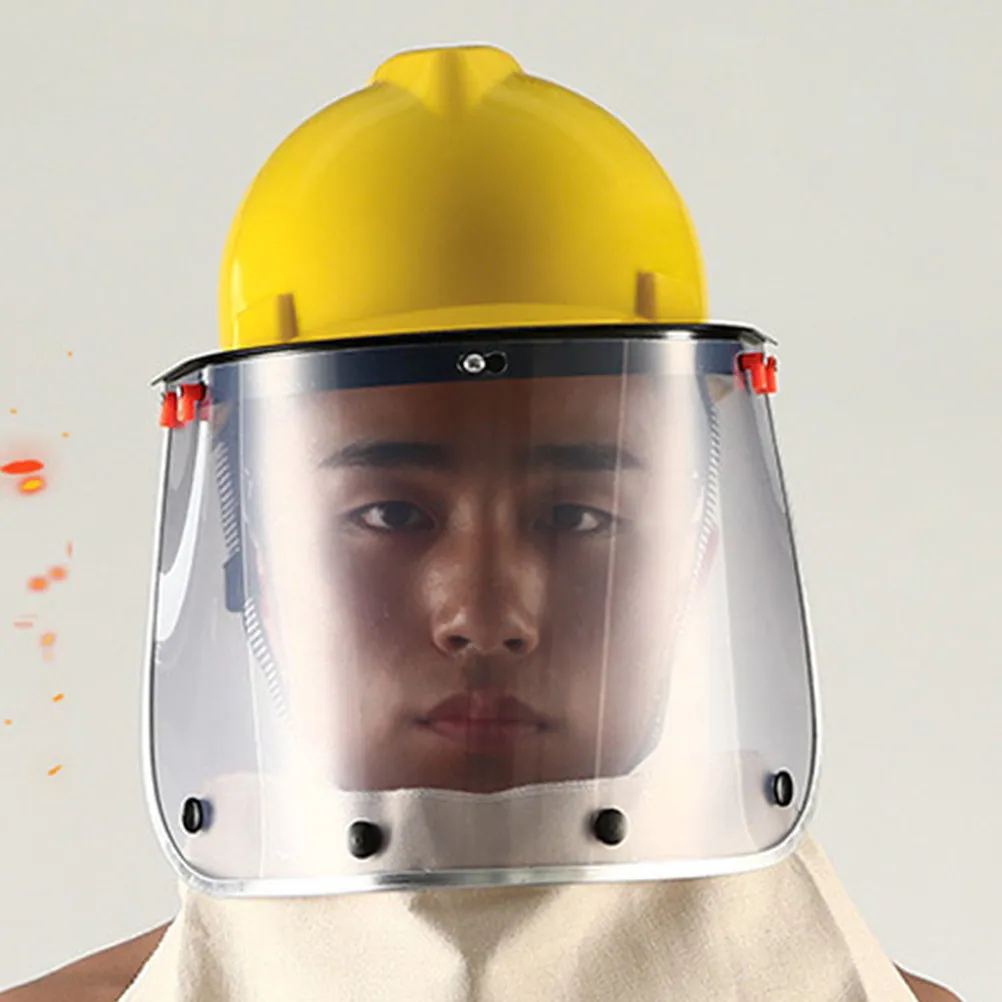 1Pcs Face Screen Aluminum Support Safety Mask Protective Guard for Welding Operators Splash Oil Dust Sawdust Shield