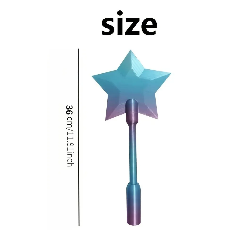3D Printed Star Wand Holder Portable Tap To Pay Bracket Creative Mini Figurine Lightweight Card Storage For Desk Home Decoration view 6