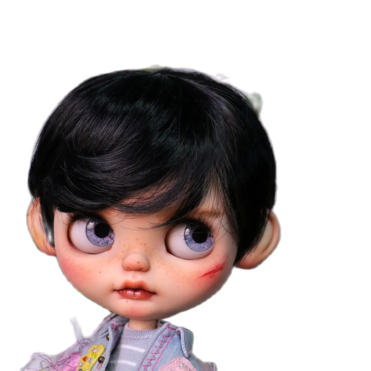 Blythes doll hair is suitable for 1/6 9-10 in size stylish sunny and handsome men with delicate short hair and Soft silk wig