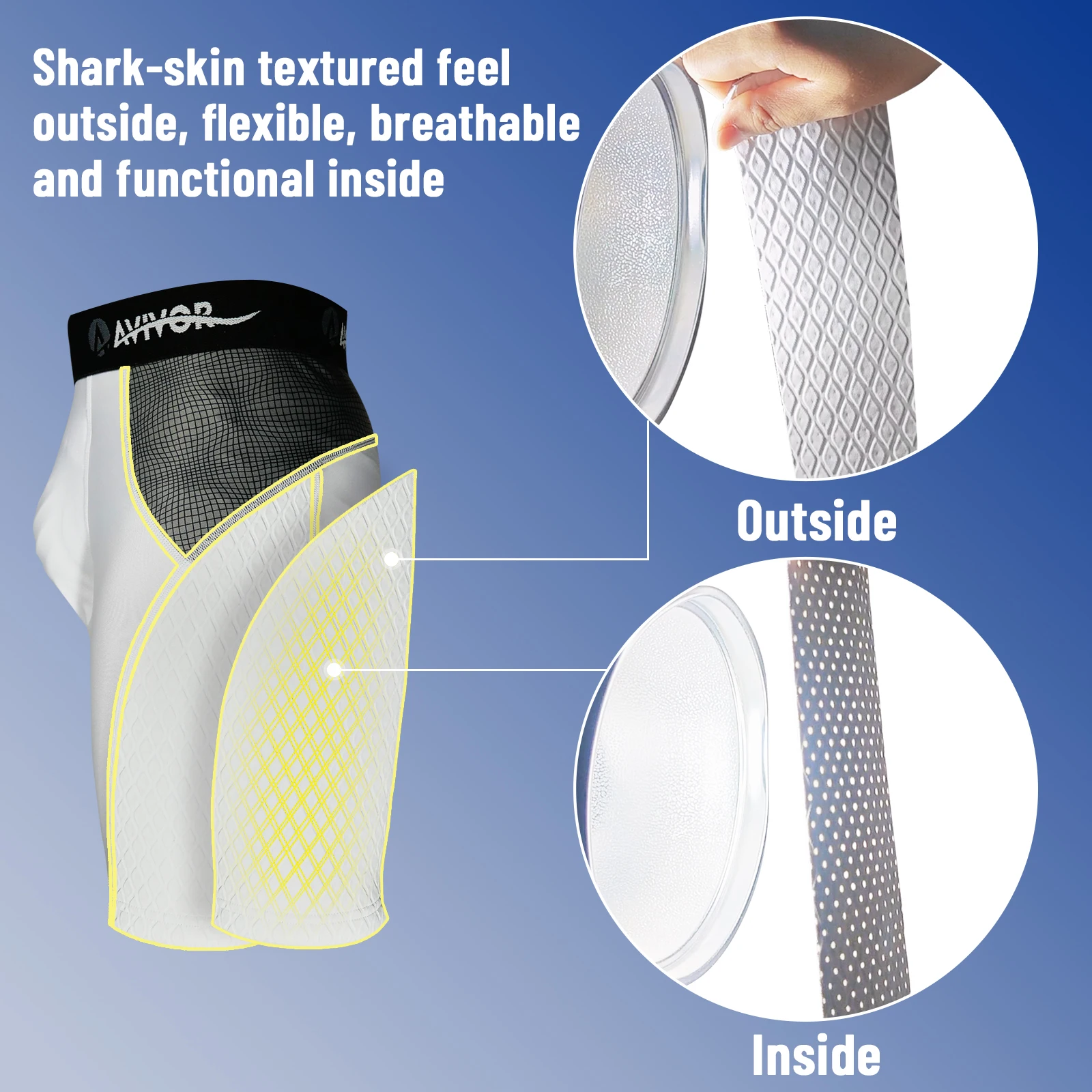 AVIVOR Youth Baseball Sliding Shorts with Protective Cup for Boys - Padded Compression Shorts for Baseball  Softball Hockey