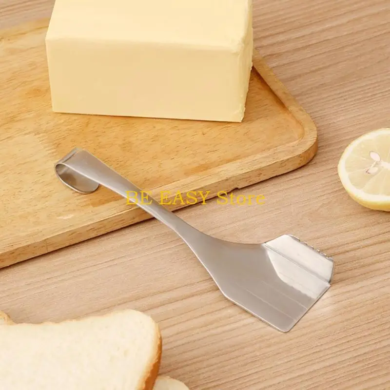 

E28F Durable Stainless Steel Butter and Cheese Cutter Ergonomic Handle Butter Slicer for Comfortable Grip and Easy Control