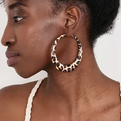 Europe and America Leopard Print Exaggerated Style  Designer Earrings  Womens Jewelry New Arrival 2024 Fashion and Prestige
